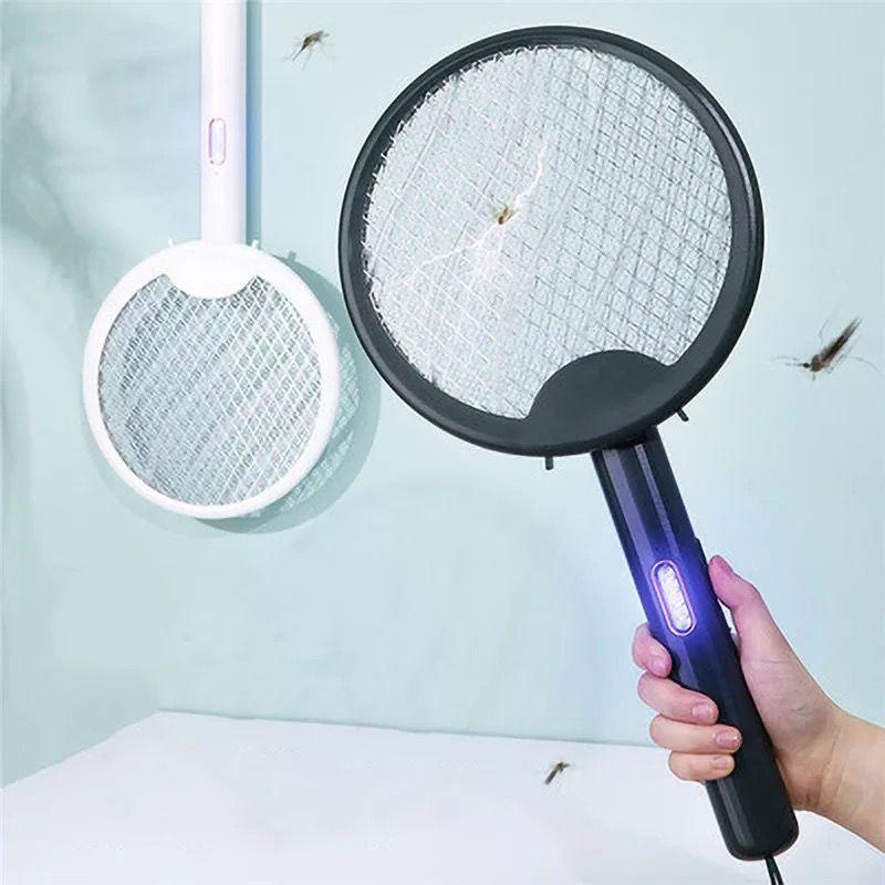 Electric Mosquito Swatter Rotatable Foldable Mosquito Killing Lamp