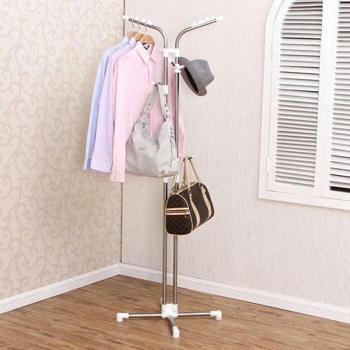 Floor-Standing Coat Rack Stand Hanger Corridor Bedroom Coat Rack