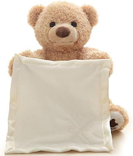 Peek A Boo Teddy Bear Play Hide Seek Lovely Cartoon Stuffed Kids Birthday Xmas Gift