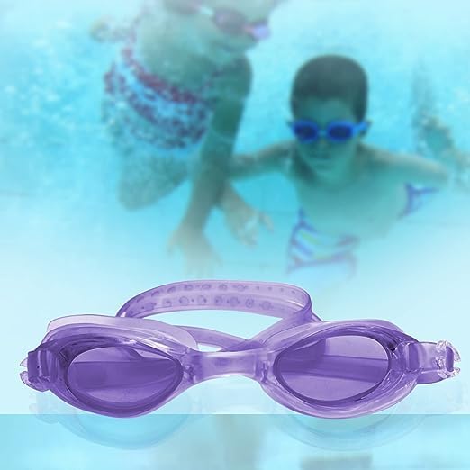 Swim Goggles Swimming Accessories for Kids and Adults with Case Random Colors