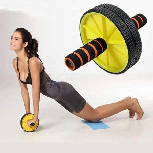 Abdominal Double Wheel Ab Roller Gym for Exercise Fitness Equipment