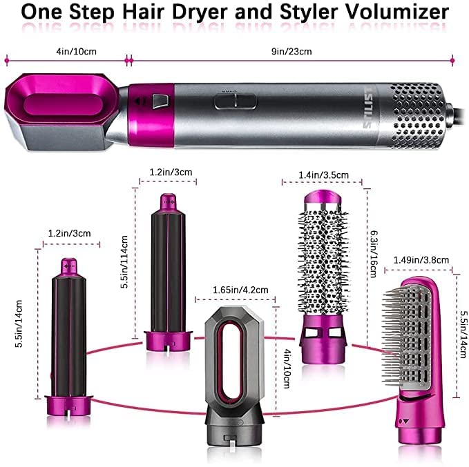 PGT STORE 5 In 1 Hair Dryer Brush Styler and Volumizer Hair