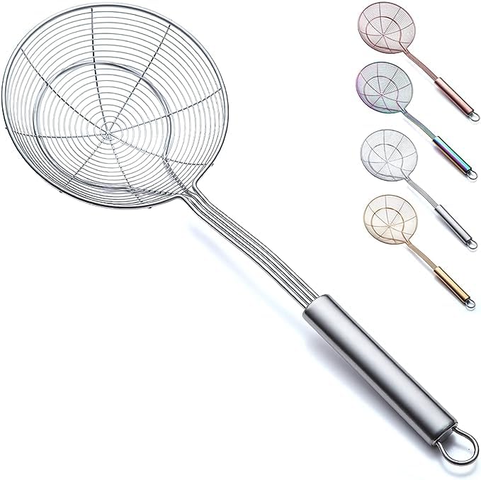 PGT-STORE Strainer Spider Skimmers For Kitchen Cooking and Frying Food