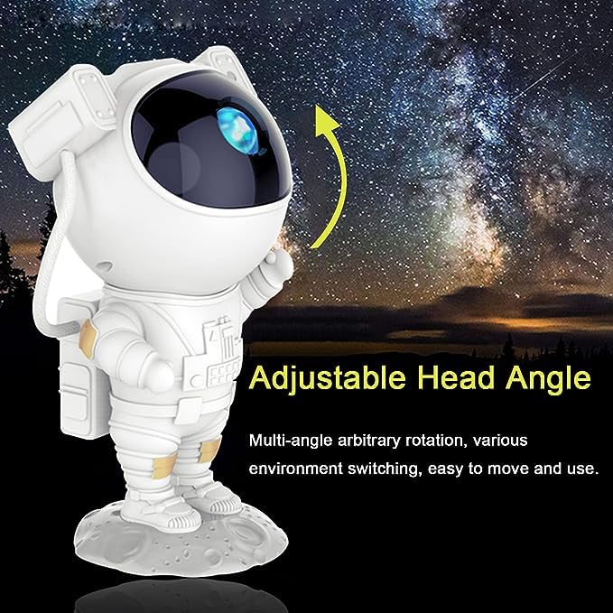 PGT-STORE Galaxy Star Projector, Astronaut Star Projection Lamp, LED Night Light with Remote Control