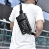Chest Bag Fashionable Black/brown Crossbody Bag