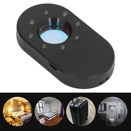 Camera Infrared Detector, Concealed Camera Detector Long Battery Life USB Charging 3D Chip Anti Candid Sensitive for Home