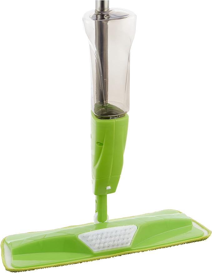 Spray Mop Healthy with Removable Washable Cleaning Microfiber Pad 360 Degree Spin Head Flat Floor Cleaner Water