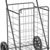 Utility Cart, Extra Large, Black LARGE SIZE