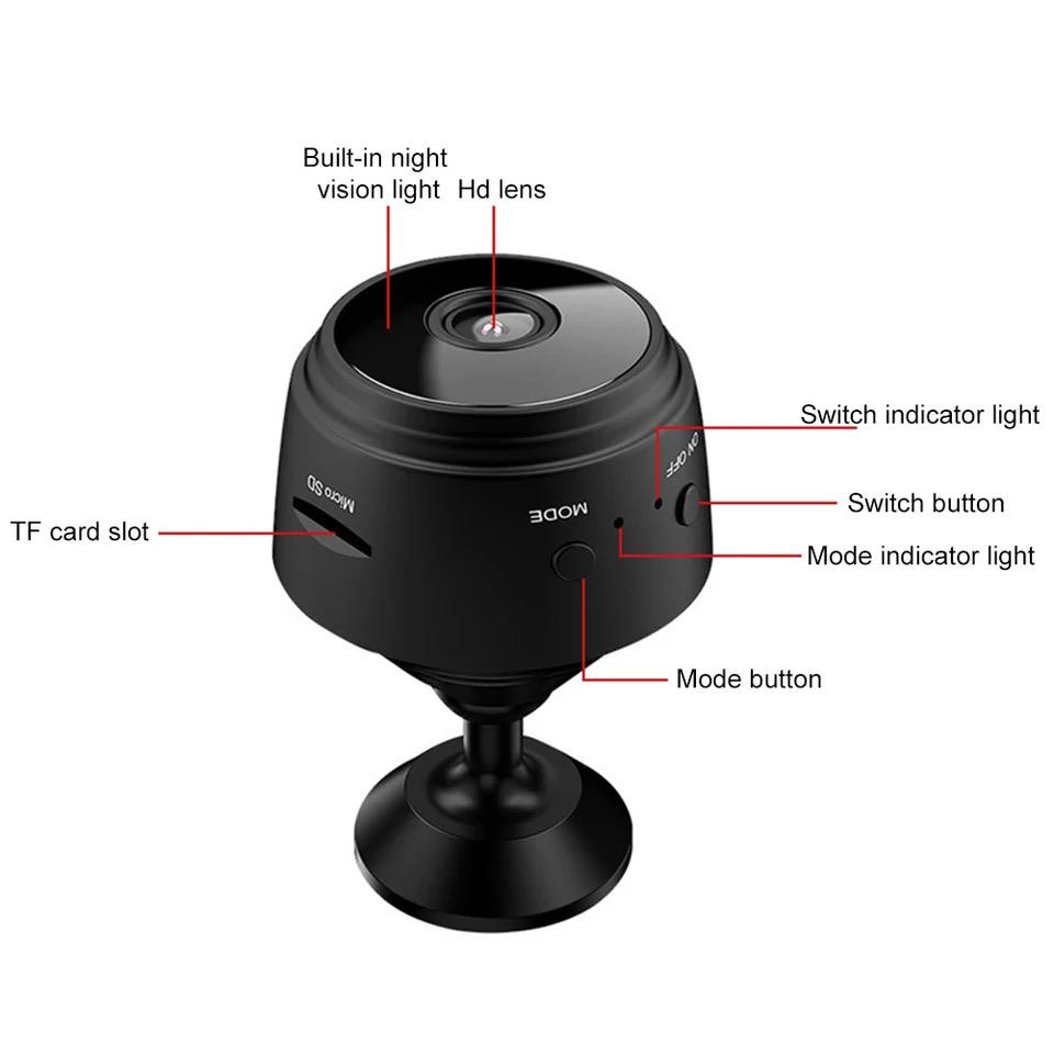 Hidden Camera, Wireless Mini, Security Cameras with Night Vision, Intelligent Motion Detection