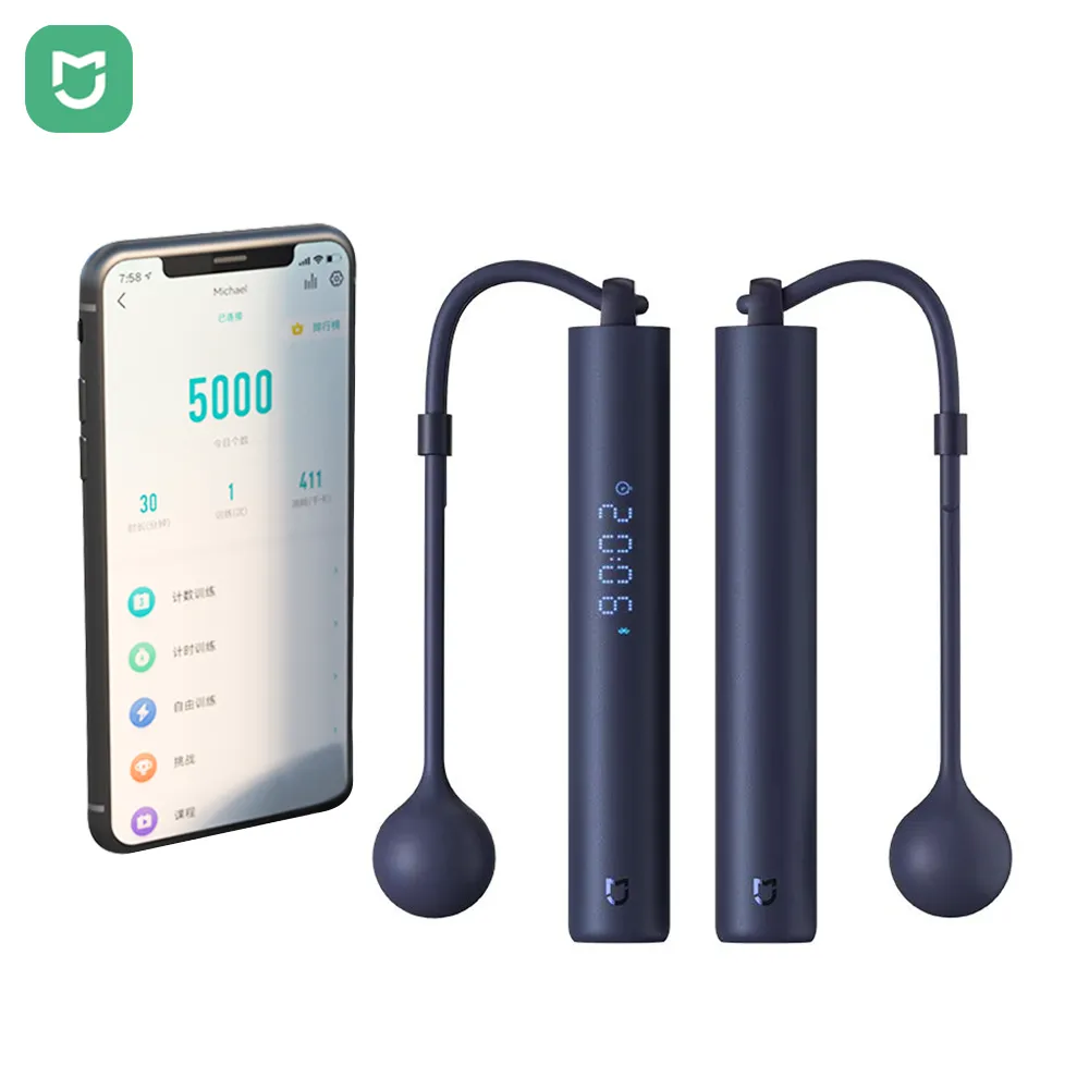 Mijia Smart Skipping Jump Rope Digital Counter with App Adjustable Calorie Calculation Sport Fitness Exercise Lose Weight