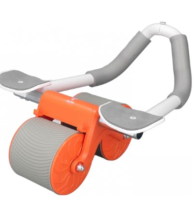 Automatic Rebound Abdominal Wheel, Wheels Roller Domestic Abdominal Exerciser with Elbow Support