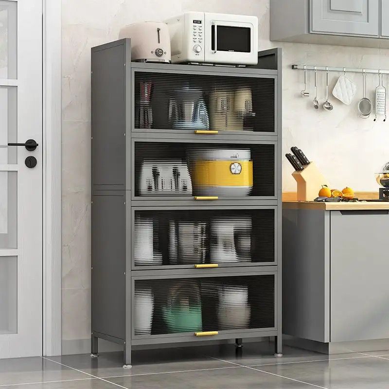 5 Tier Kitchen storage cabinet, multifunctional storage shelf