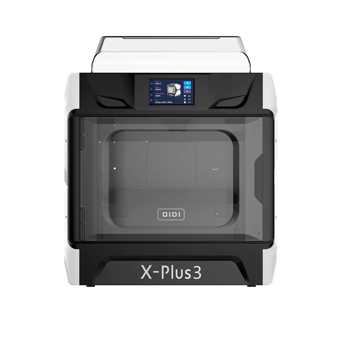 QIDI TECH X-PLUS 3 3D Printers Fully Upgrade, 600mm/s Industrial Grade High-Speed 3D Printer, Acceleration 20000mm/s2, 65℃ Independent Heated Chamber, Core XY & Klipper, 11.02x11.02x10.63 inch