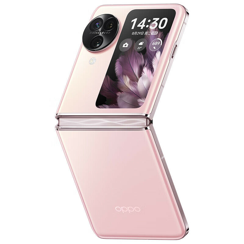 OPPO Find N3 Flip 5G 6.8 inch 12GB+256GB AMOLED Folded Flexible Screen Dimensity 9200 Octa Core 44W SUPERVOOC NFC, Pink