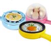 Egg Boiler Electric 2 in 1 Frying Pan (Multi Color)