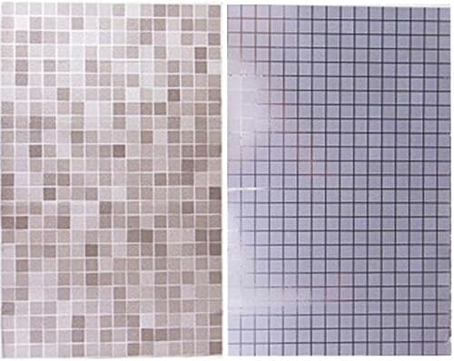 Mosaic Contact Paper Bathroom Toilet Waterproof Self-adhesive Stickers Removable Peel and Stick Wallpaper Removable Home Decoration(2mtr)