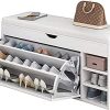 Built-In Shoe Storage Bench with Door