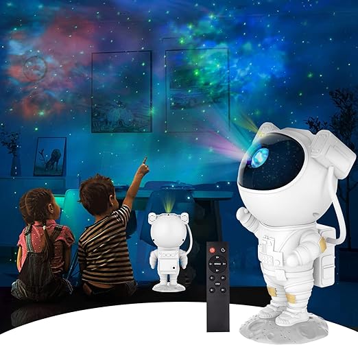 Astronaut Astro Alan Galaxy Projector Star Projector, Kids Night Light Projector