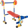 Toy Bench and Leg Press – Children’s Play Workout Equipment