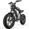 ENGWE M20 Ebikes for Adults - 750W Motor 4.0 * 20" Fat Tire Offroad Cruiser E Motorcycle 28MPH 94Miles Long Range for 48V26A Dual Battery Option,Full Suspension UL Certified