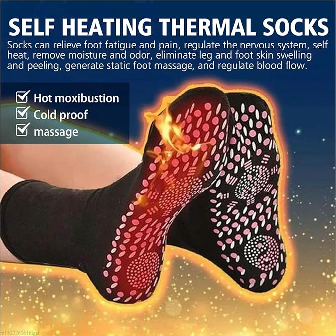 Self-Heating Shaping Socks