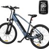 ENGWE-P26 Electric-Bikes 26" Electric-Commuter-Bikes-Adults - Peak 800W Cruiser-Electric-Bikes Motor 48V 13.6Ah Removable Battery, Top Speed 25MPH, Intelligent LCD Display