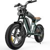 ENGWE M20 Ebikes for Adults - 750W Motor 4.0 * 20" Fat Tire Offroad Cruiser E Motorcycle 28MPH 94Miles Long Range for 48V13A Dual Battery Option,Full Suspension UL Certified