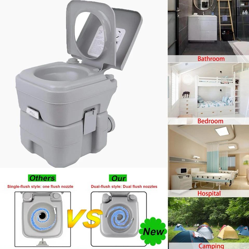 Portable commode for patients/Travel Camping