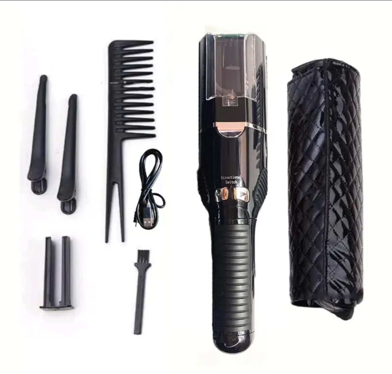 Hair Split Ends Trimmer Charging Professional Hair Cutter Smooth End Cutting Clipper Beauty Set Bag
