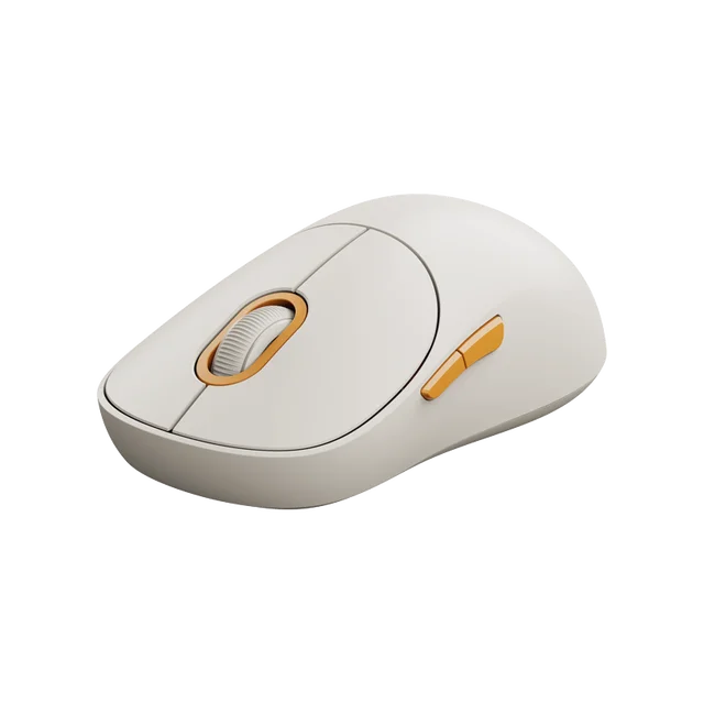 Xiaomi Mijia Wireless Mouse 3 Bluetooth Dual Mode 2.4G 1200DPI Ergonomic Optical Laptop Computer Soft-Tone Keying Gaming Mouse, White