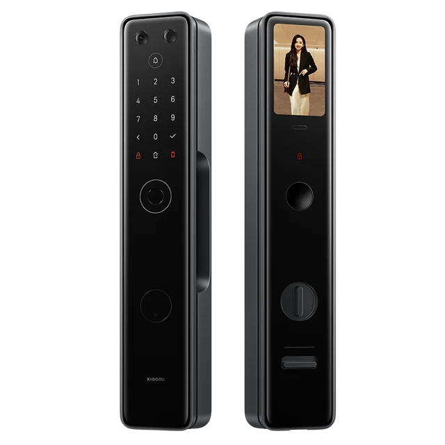 Xiaomi Smart Door Lock M20 Pro Cat Eye Visual Screen Fingerprint Bluetooth NFC Unlock For MiHome Push-Pull Lock With Camera