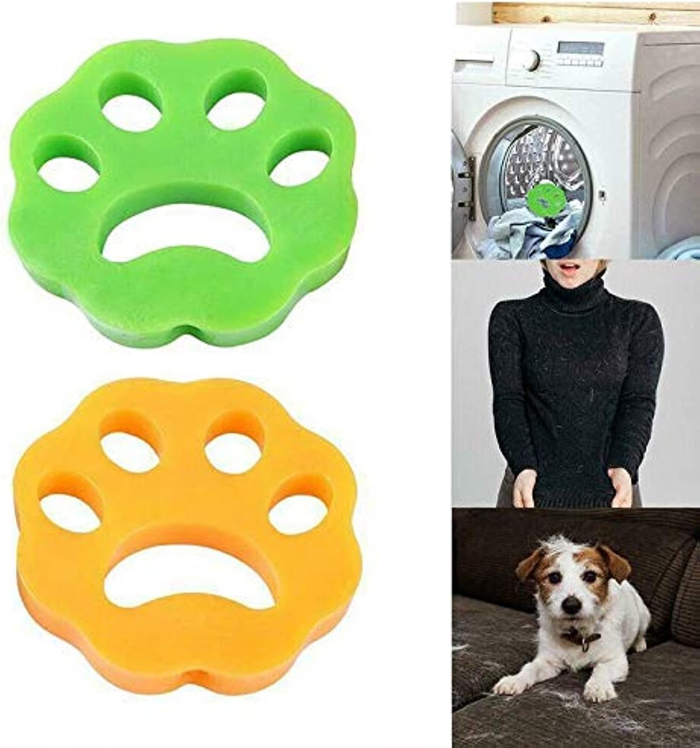 3PCS-Pet Hair Remover for Laundry, Cats and Dogs Hair Catcher for Washing Machine