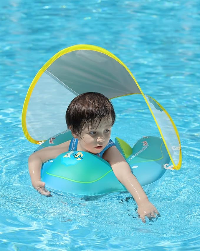 Baby Swimming Pool Float with Sun Protection