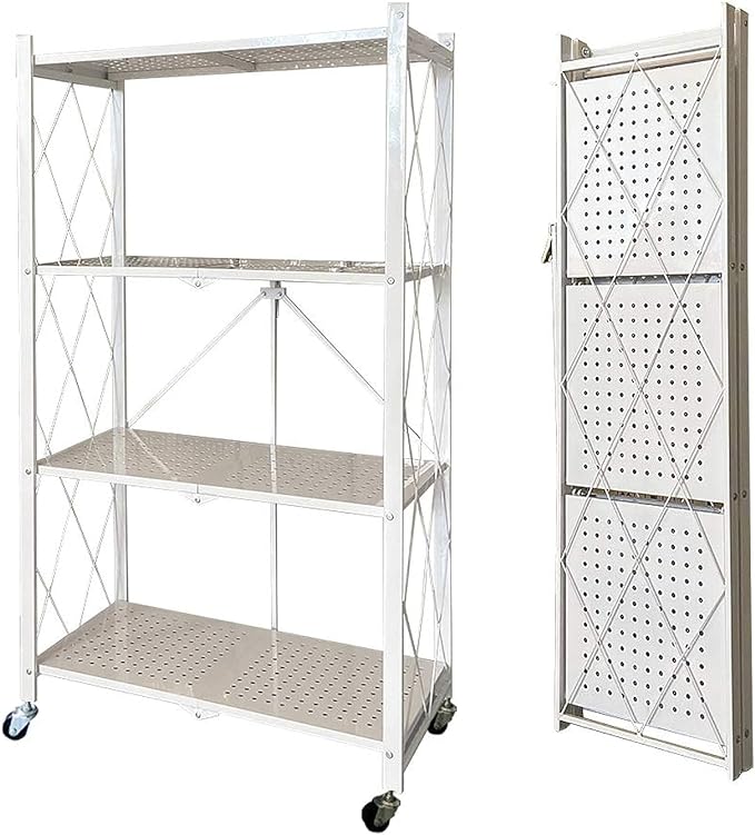 4-Tier Foldable Storage Shelves