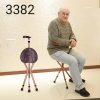 Adjustable Walking Stick Seat with LED Light