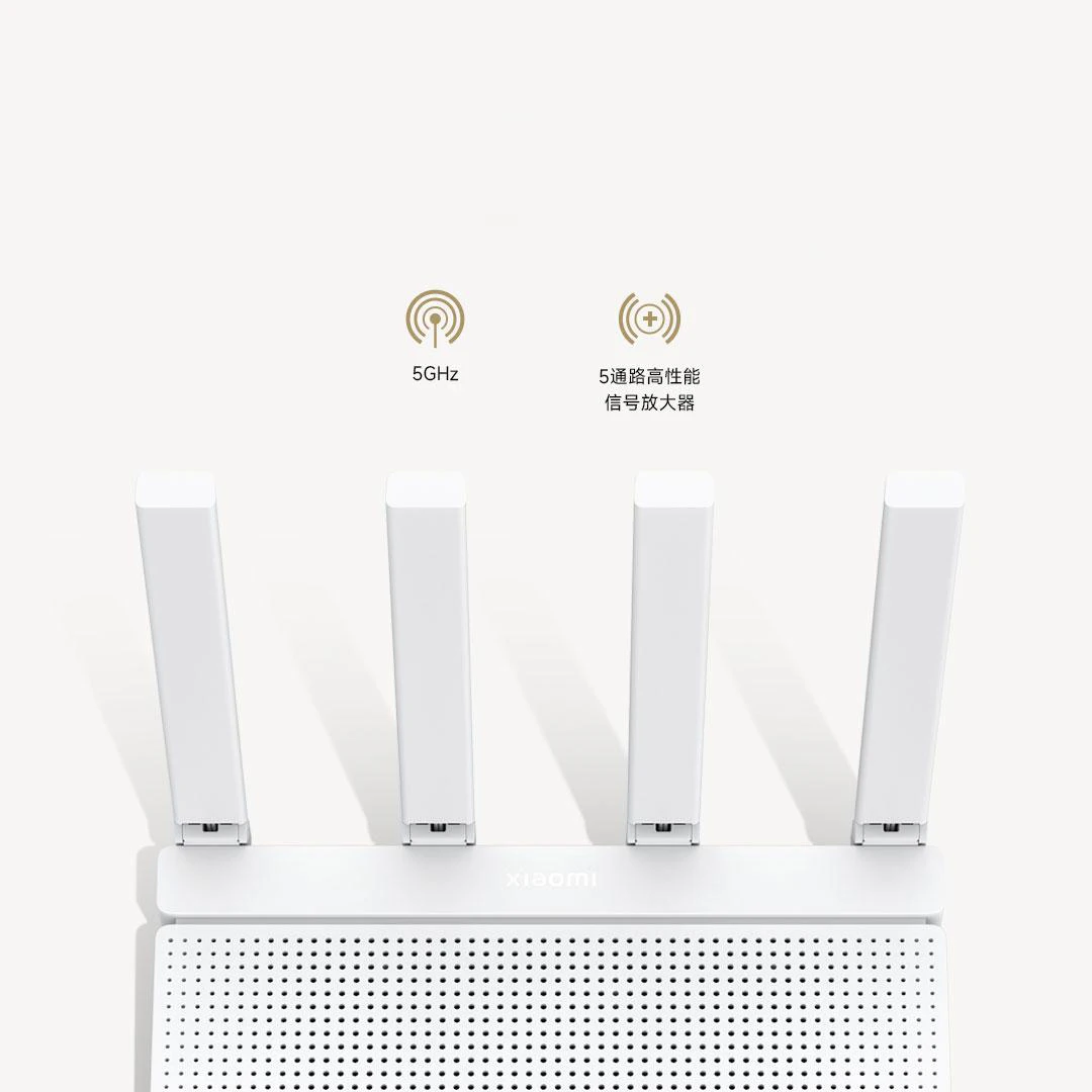 Xiaomi Router AX3000T 2.4G 5G Mesh Technology WiFi 6 Efficient Wall Children Online