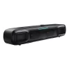 Baseus AeQur DS10 bluetooth Soundbar Quadruple-Audio Unit Triple Sound Effects 3D Surround Bass RGB Light 3.5mm Wired Speaker with Microphone - Black