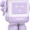 UGREEN RG 30W USB C Charger, Nexode Robot GaN Fast Charger Block, Compact Wall Charger Power Adapter for iPhone 15 Pro Max/14/13, Galaxy S23 Ultra, Pixel 7 Pro, MacBook Air, iPad Pro (Purple)