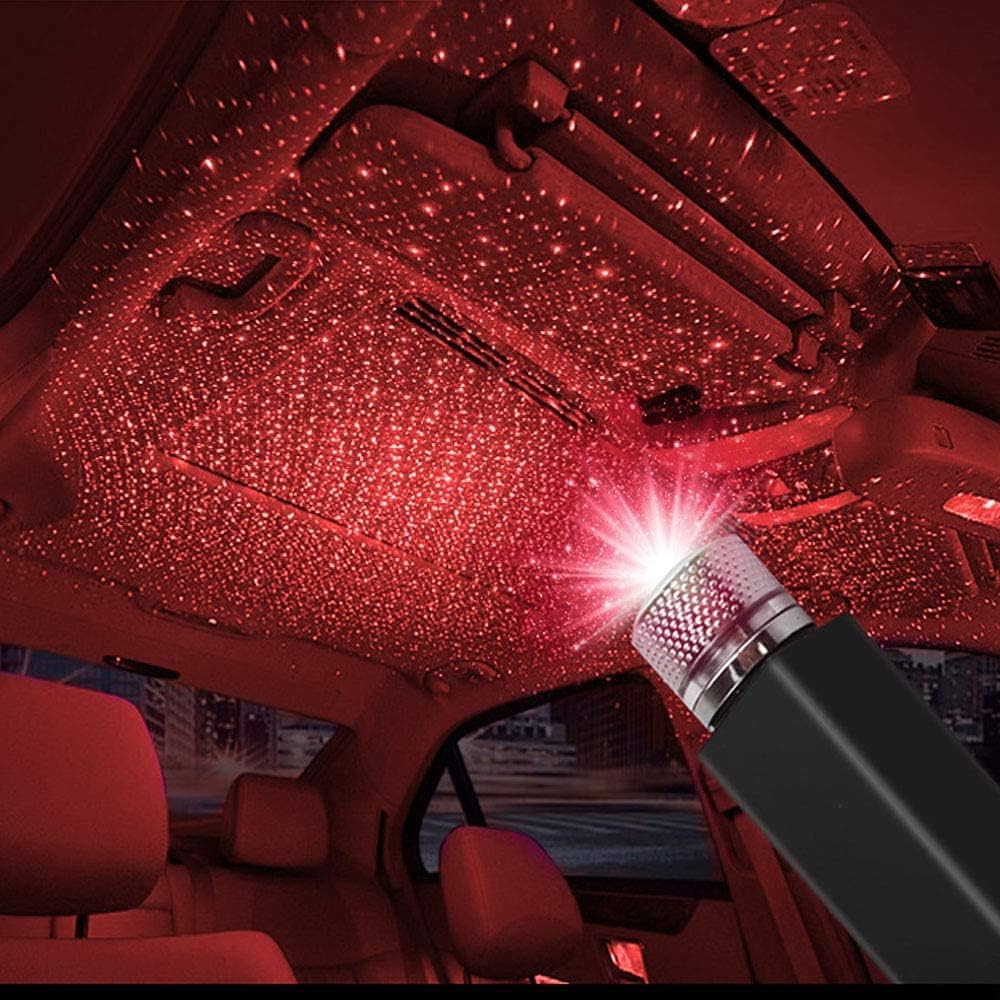 Adjustable Auto Roof Interior Car Lights Romantic Starry Projector Lights