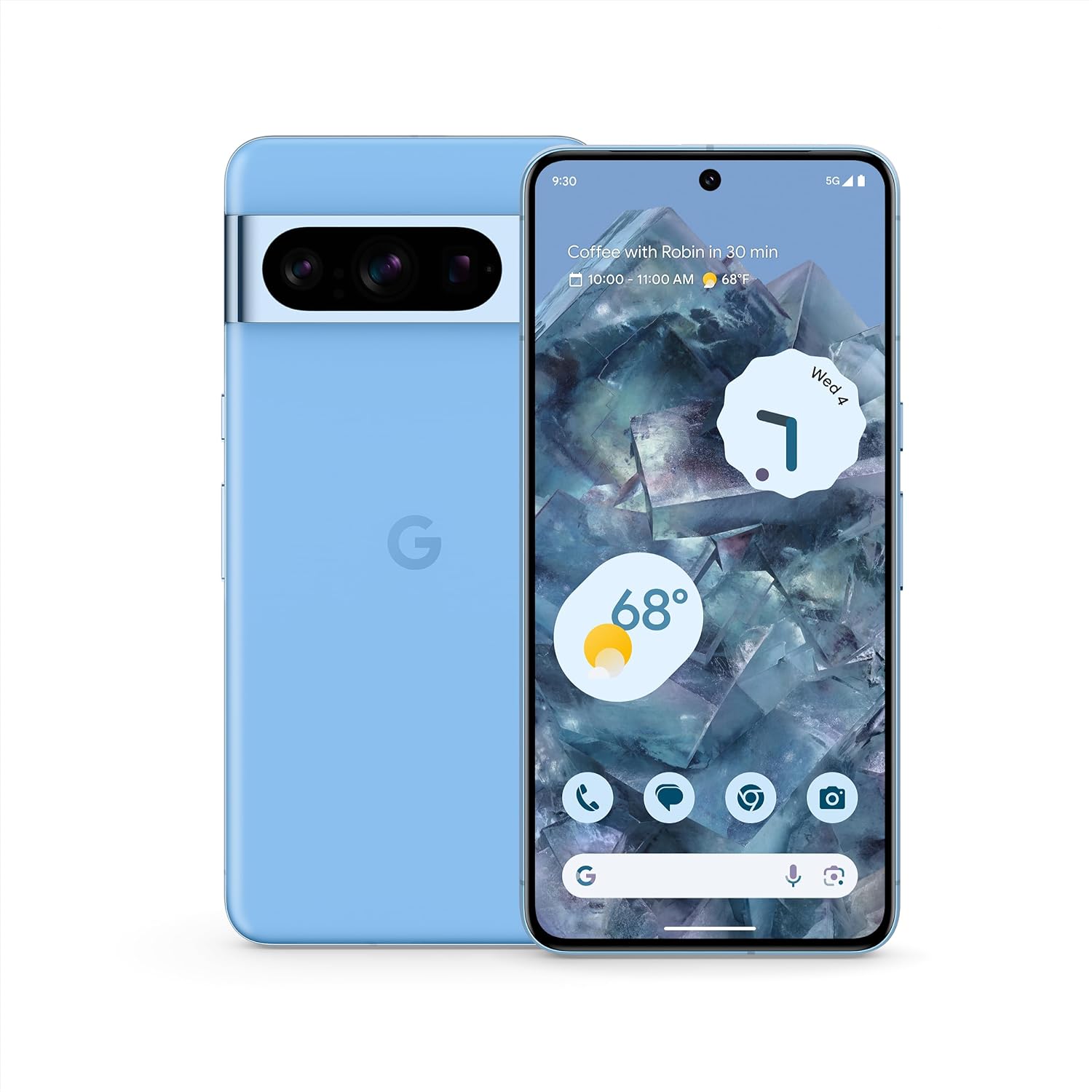 Google Pixel 8 Pro - Unlocked Android Smartphone with Telephoto Lens and Super Actua Display - 24-Hour Battery - Obsidian - 128 GB