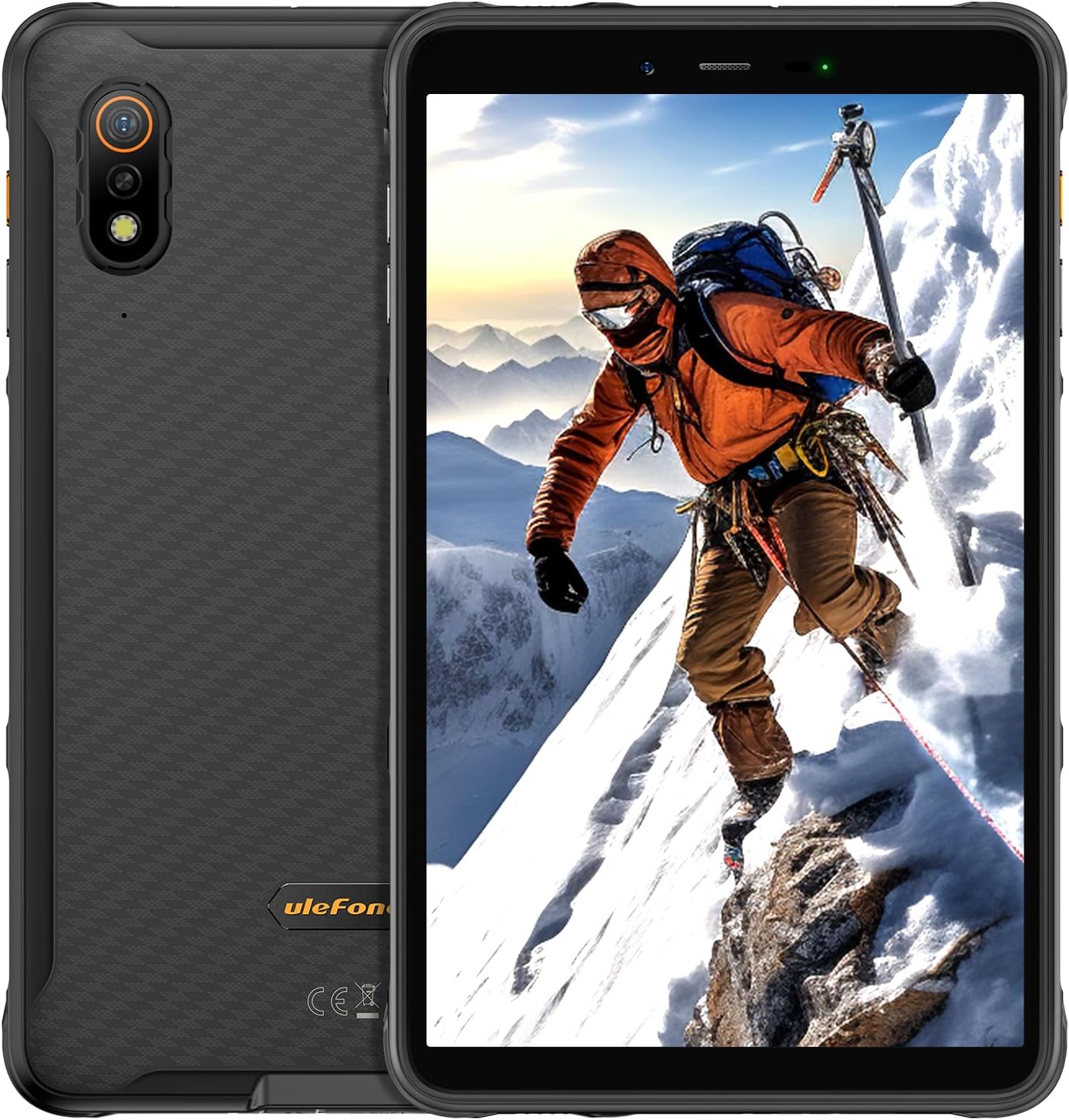 Ulefone Armor Pad Lite Rugged Tablet, 7650mAh, 8 Inch IP69K Waterproof Tablet, Octa Core 3GB + 32GB Android 13, Dual Speakers, uSmart Expansion Connector, 13MP + 5MP, 5G WiFi/BT5.2/GPS/NFC