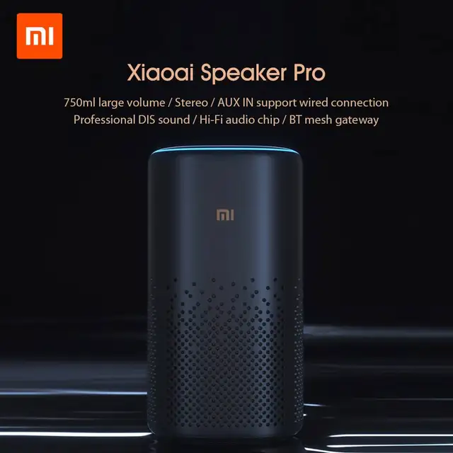 Xiaomi Xiaoai Pro Speaker AI bluetooth HiFi Audio Wireless Mesh Gateway Stereo Infrared Control Mi Speaker APP Control