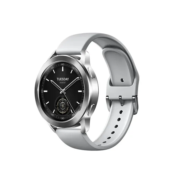 Xiaomi Watch S3 1.43" AMOLED Display Bluetooth 5.2 Smart Watch Heart Rate Blood Oxygen Monitoring 5ATM Waterproof Sports Tracking, Silver