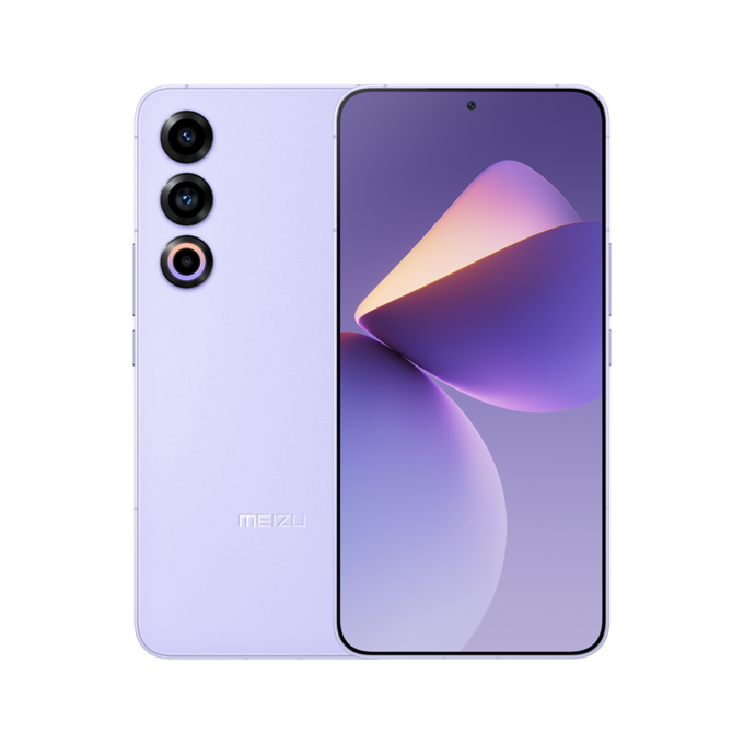 Meizu 21 5G 12GB+256GB SmartPhone Snapdragon 8 Gen 3 6.55"FHD+ AMOLED 120Hz 200MP Triple Camera 4800mAh 80W SuperCharge Flyme 10.5 NFC, Purple