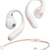 Soundcore by Anker AeroFit Pro Open-Ear Headphones, Ultra Comfort, Secure Fit, Ergonomic Design, Rich Sound with LDAC, Bluetooth 5.3, IPX5 Water-Resistant, 46H Playtime, App Control, Wireless Earbuds
