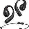 Soundcore by Anker AeroFit Pro Open-Ear Headphones, Ultra Comfort, Secure Fit, Ergonomic Design, Rich Sound with LDAC, Bluetooth 5.3, IPX5 Water-Resistant, 46H Playtime, App Control, Wireless Earbuds