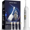 SOOCAS Neos | Electric Toothbrush with Water Flosser Cordless, 2-in-1 Brushing & Flossing Combo Electric Toothbrush for Adults, Built-in Water Tank, 40X Cleaning Effect 6 Settings