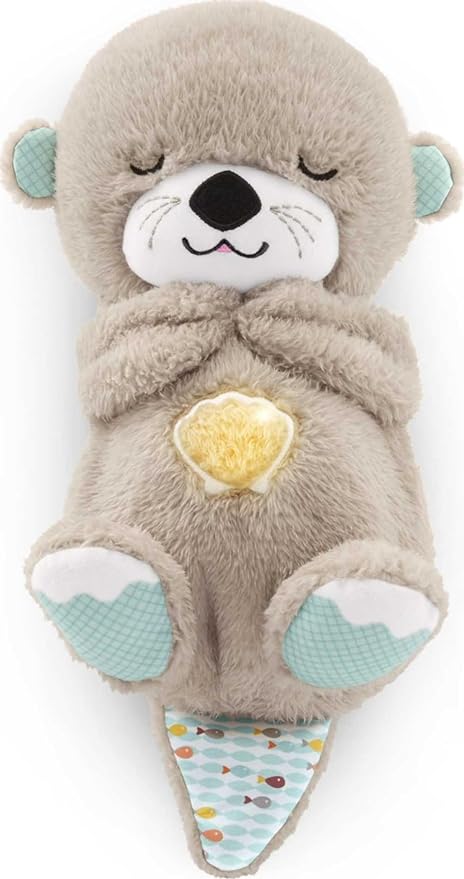 Soothe 'N Snuggle Otter, Bedtime, Breathing Belly, Plush Infant Musical Soother