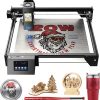 LONGER RAY5 20W Higher Accuracy Laser Engraver and Cutter, 130W Laser Engraving Cutting Machine can Cut 0.05mm Metal and Engrave Hundreds of Colors On Metal Steel 3.5"Touch Screen for DIY
