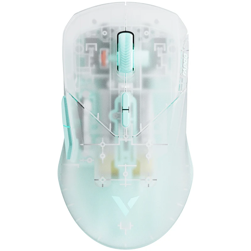 Rapoo VT9 Air Wireless Mouse RGB Office Gaming Mouse For Laptop, Blue